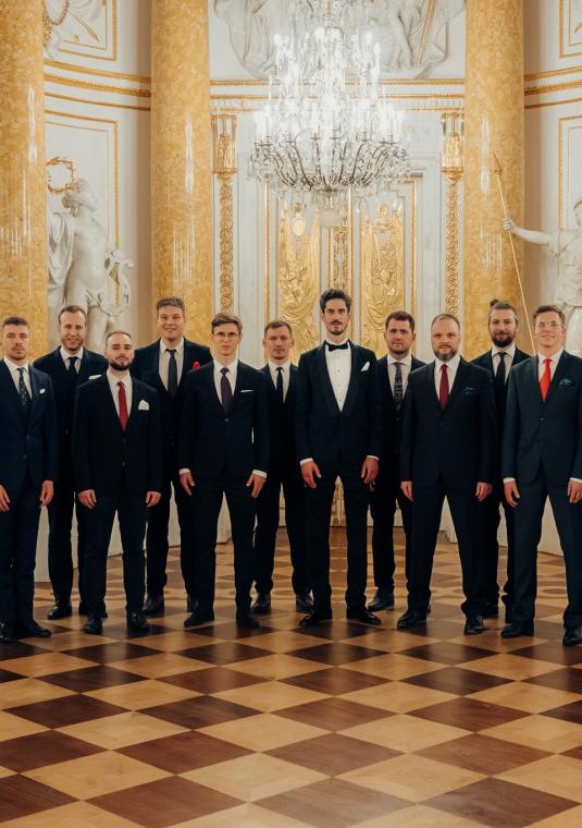 zdjęcie chóru męskiego Cantores Minores