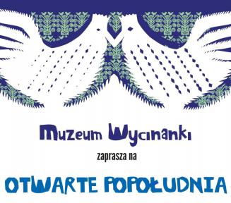 Grafika wektorowa. Plakat promujący warsztaty wycinankarskie.