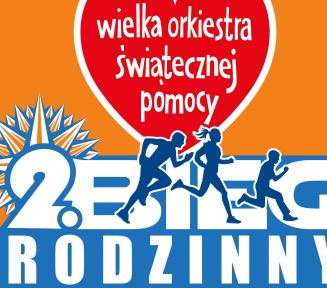 Plakat promujący 2. Bieg Rodzinny  w Konstancinie-Jeziornie. Treść z plakatu jest w artykule.