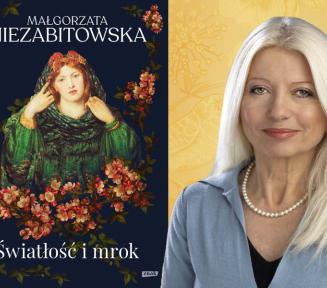 Plakat promujący spotkanie z Małgorzatą Niezabitowską.