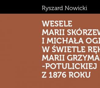 Plakat promujący spotkanie z Ryszardem Nowickim.