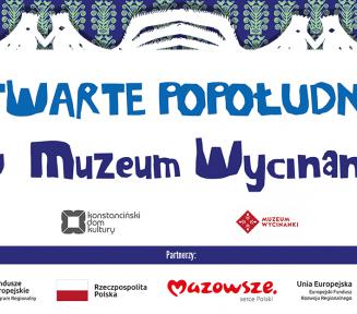 Grafika wektorowa. Plakat promujacy warsztaty wycinankarskie.