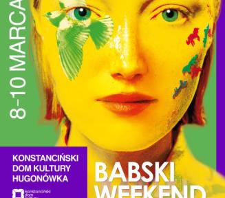Grafika wektorowa. Plakat promujący "Babski weekend".