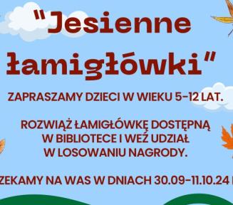 jesienne łamigłówki
