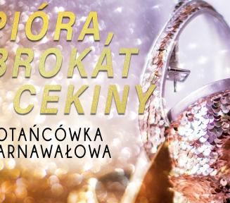grafika wektorowa na kolorowym tle cekinowy but z zaproszeniem