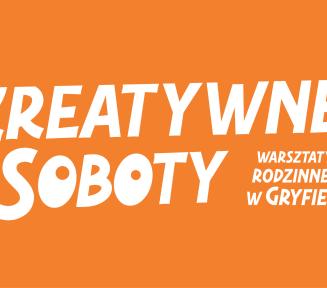 na pomarańczowym tle białe napisy
