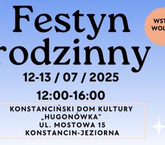 plakat Festynu rodzinnego