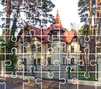 zdjęcie willi w postaci puzzli