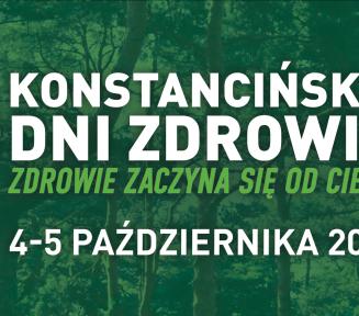 na zielonym tle białe napisy 