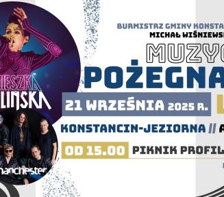 plakat z zapowiedzią koncertu z Agnieszką Chylińską