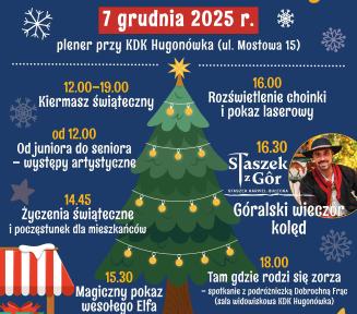 Plakat promujący konstanciński jarmark świąteczny.